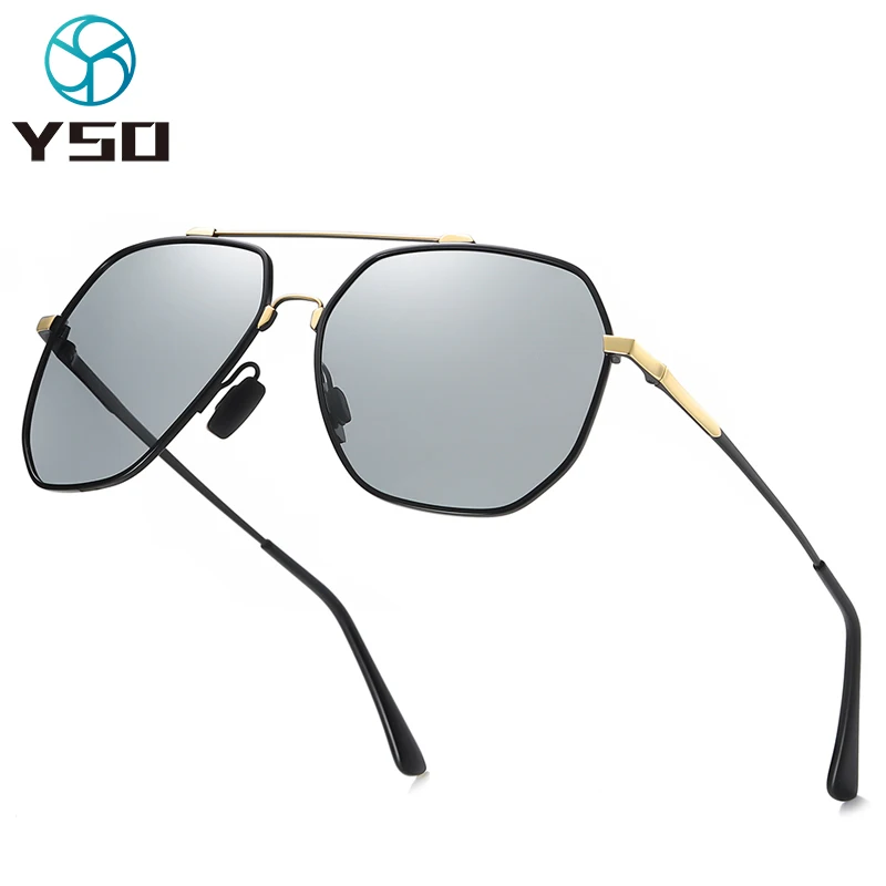 

YSO Photochromic Extra-Large Lens Sunglasses For Men Polarized UV Protection Glasses For Driving Women Sunglasses Goggles 618