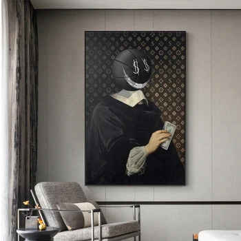 The World is Yours and Masked People Artworks Printed on Canvas 13