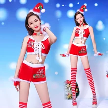 Рождественские костюмы Ds для певицы, праздничная одежда, костюм для ночного клуба, диджея, Одежда для танцев, одежда для сцены, одежда для сцены, DT1692