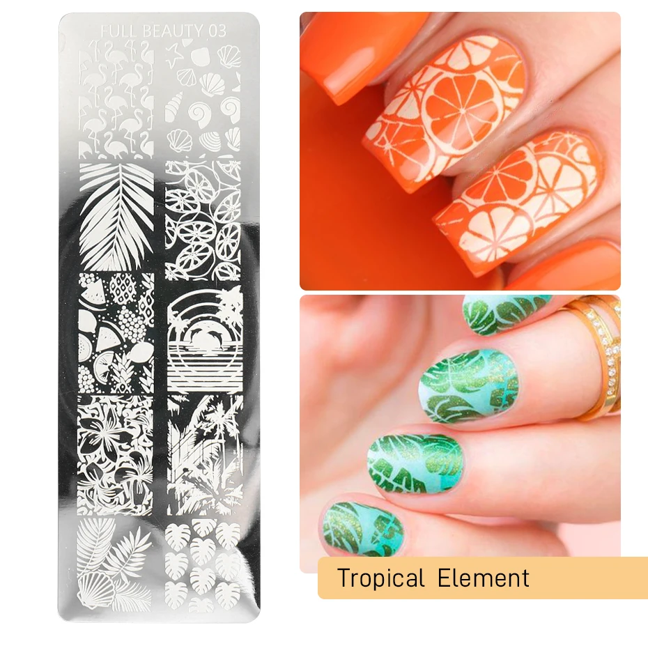 ネイルスタンピングプレート,漫画の海洋動物のステンシル,クラゲ,星の