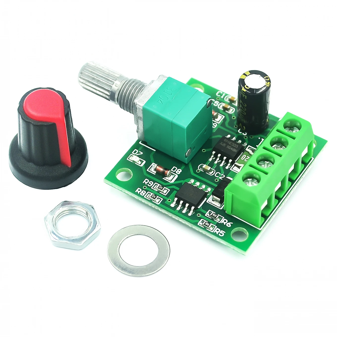 Новый DC 1 8 V 3V 5V 6V 12V 2A ШИМ контроллер скорости двигателя низкое напряжение
