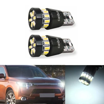 

2x T10 W5W 3014smd LED Clearance Light with Projector Lens For mitsubishi asx lancer 9 10 pajero outlander l200 colt galant