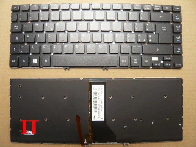 Клавиатура для acer Aspire R7-571 571G R7-572 572G 3830T 4830T 4755G Чешский/итальянский/швейцарский/Испанский/Корейский/канадский французский/русский - Цвет: Фиолетовый