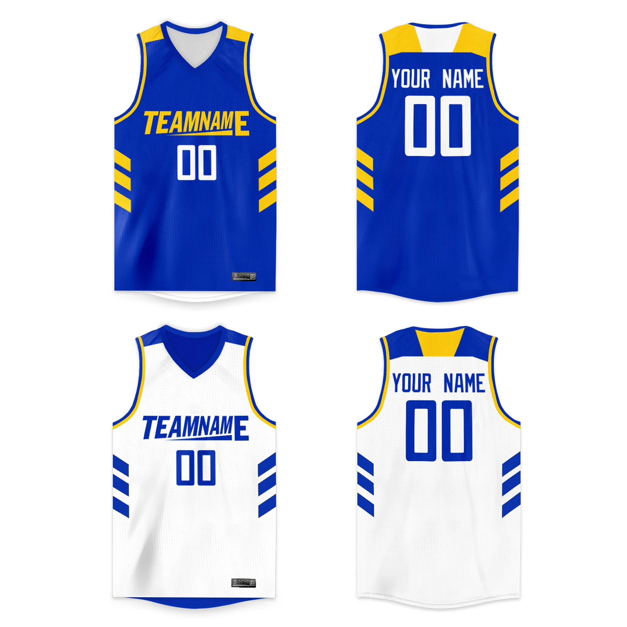 Double-sided Basketball Jersey Sleeveless Basketball Shirt Competition Training Breathable Sportswear Men/Youth