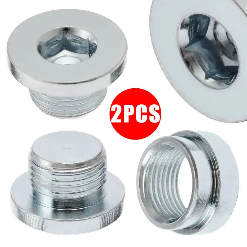 

2pcs O2 Oxygen Sensor Stainless Steel Weld On Bung Plug Nut Cap Kit X 1.5 For Custom Exhaust Installation, Headers, Down Pip