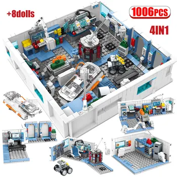 

1006pcs City Technic Wandering Earth Air Space Station House Building Blocks Astronaut Car Model Figures Bricks Toys for Boys