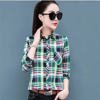 

NEW 2020 Autumn Women Cotton Blouses Tops and Blouses Casual Long Sleeve Ladies Shirts Blusas Plus Size S-5XL Female Blouse Tops