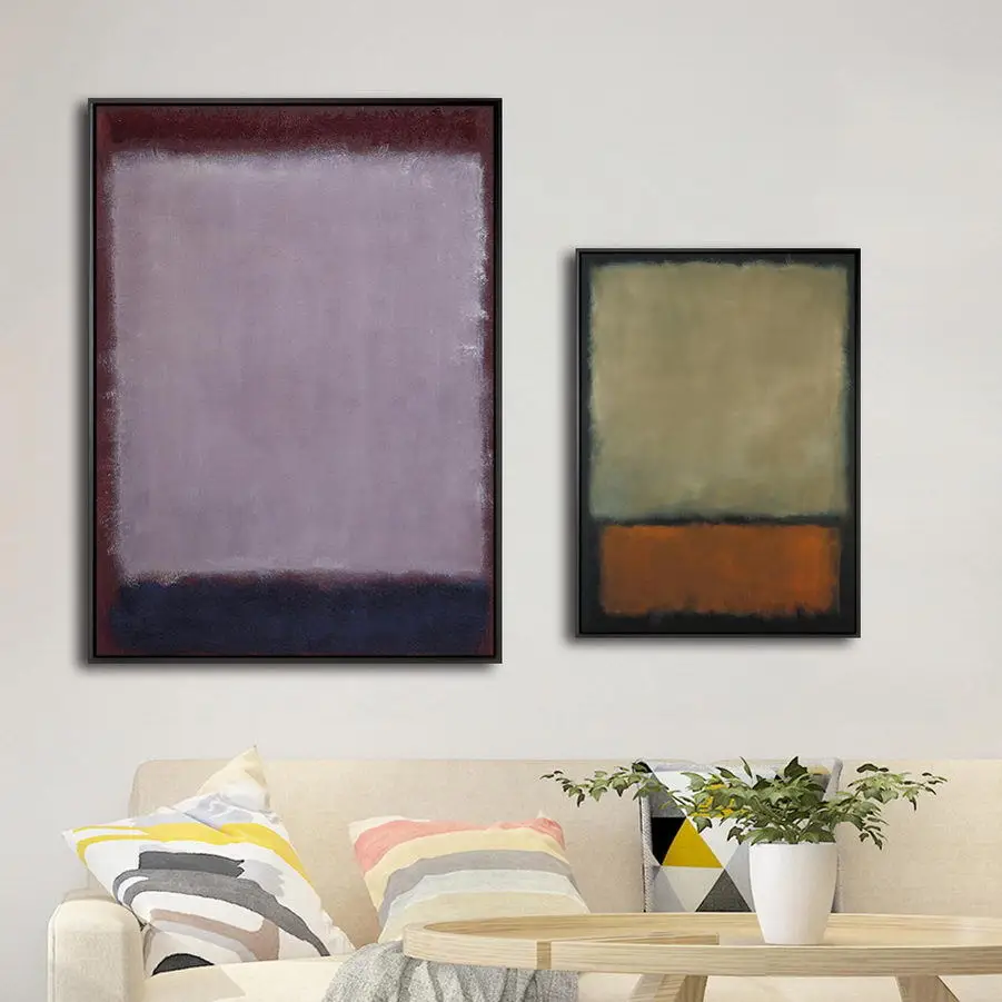 

America Giclee Print Painting Core Customizable Mark Roscoe Color Abstract Colored Geometric Blocks Poster Painting Heart