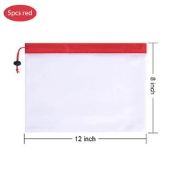 Reusable Mesh Produce Bags - Washable Eco-Friendly Grocery Storage for Fruits, Vegetables, Toys, and Sundries (Set of 3 Sizes) (5pcs red)