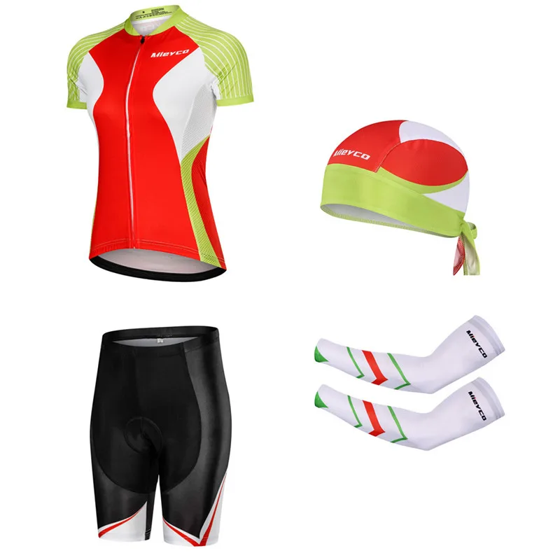 Женская велосипедная майка Летний комплект с коротким рукавом комплект велосипедной одежды Ropa Ciclismo велосипедная одежда гоночная велосипедная одежда для женщин велосипедист - Цвет: 16