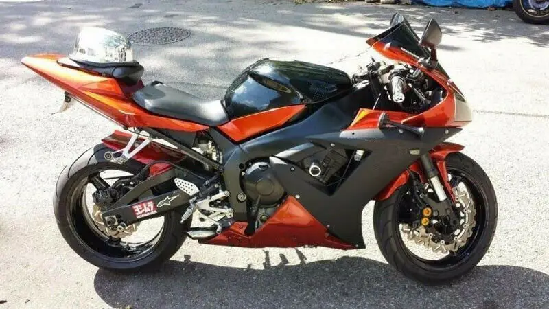 Мотоцикл обтекатель комплект оранжевый подходит для Yamaha YZF R1YZFR1 2002 2003 ABS литья под давлением полный комплект кузовных деталей набор 02 03