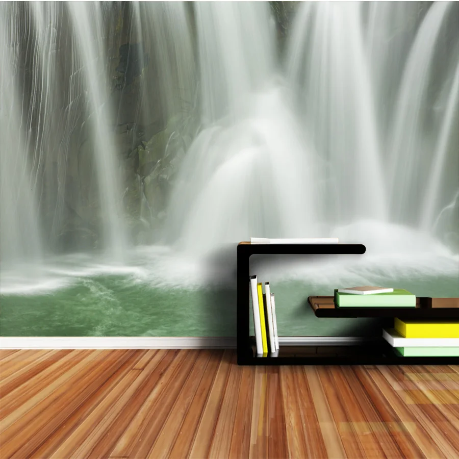Waterfall Forest 3d Wall Paper Papers Home Decor Wallpaper Mural Wallpapers for Living Room Self Adhesive Walls Murals Rolls Art |