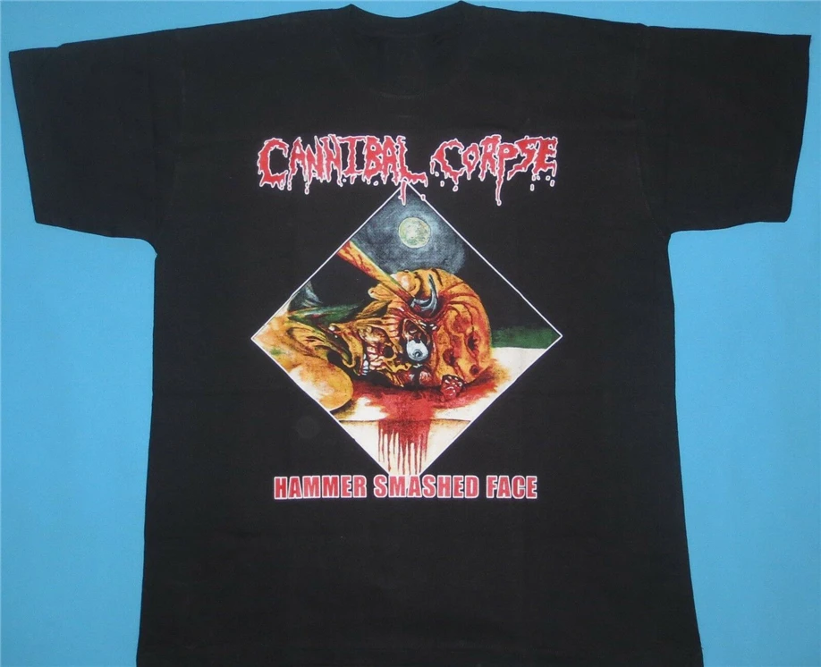 Футболка Cannibal Corpse-Hammer Smashed Face Специальная футболка с принтом на заказ |