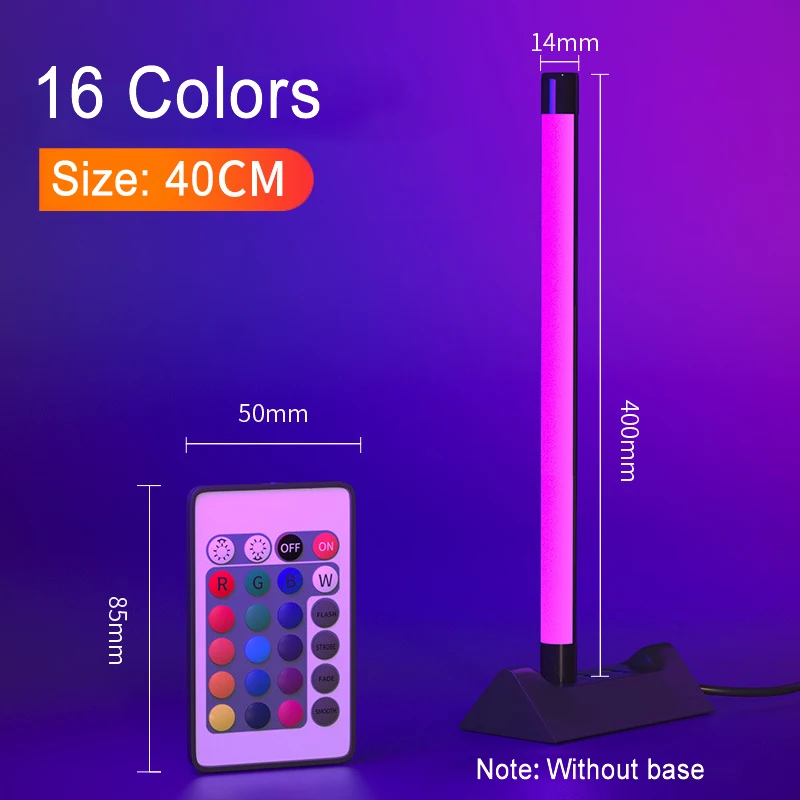 Portable LED Fill Light RGB Lamp Colorful Atmosphere Night Lights Photography Lighting Stick USB Powered Selfie Lamp Live Beauty star wars night light