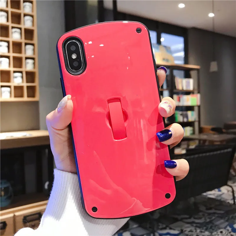 IMIDO сплошной цвет Овальный чехол для IPhone 11pro Max X XR XS Max Простой Модный чехол для IPhone 7 8plus 6 6splus