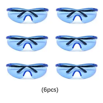

6 Pairs Kids Protect Eyes Goggles Children Outdoor Sports Toy Glasses for Water Bullet Gun Shooting Confrontation Game