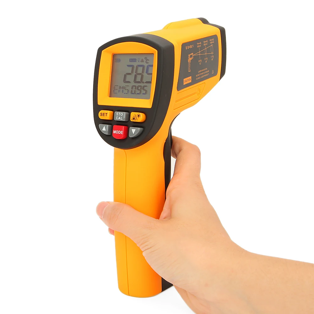 RZ термометр инфракрасный термометр цифровой электронный ручной лазерный промышленный температурный гигрометр метр ИК термометр