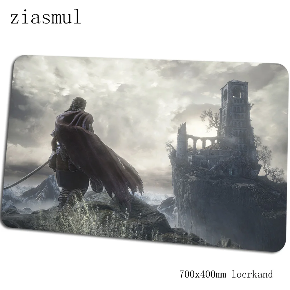 Dark souls 3 коврик для мыши 700x400x3 мм игровой коврик для мыши большой коврик для геймера Милая игровая компьютерная настольная клавиатура со встроенной мышью подставка для запястья игровые коврики - Цвет: Size 700x400x3mm