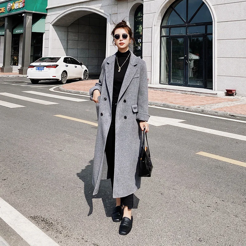 Women's Woolen Coat 2021 Winter Korean 