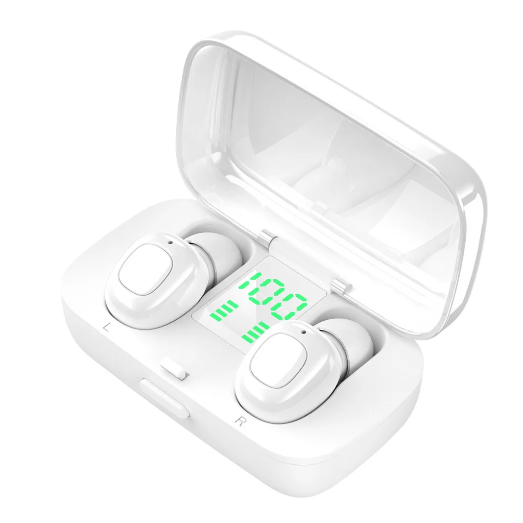 XG-23 TWS Bluetooth наушники с микрофоном светодиодный цифровой TWS сенсорный наушник стерео водонепроницаемый шумоподавление гарнитуры#35