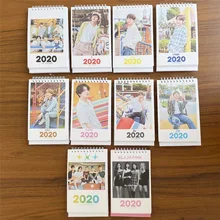 Kpop календарь TXT Bangtan Boys TXT черно-розовая настольная декоративная карта душа Persona Fake Love JUNG KOOK JIMIN