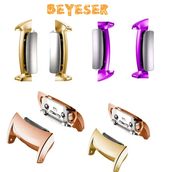 

New Alloy Watch Connector For Samsung Gear Fit 2 Samrt Watch Accessories Easy To Snap On And Remove Watch Connector