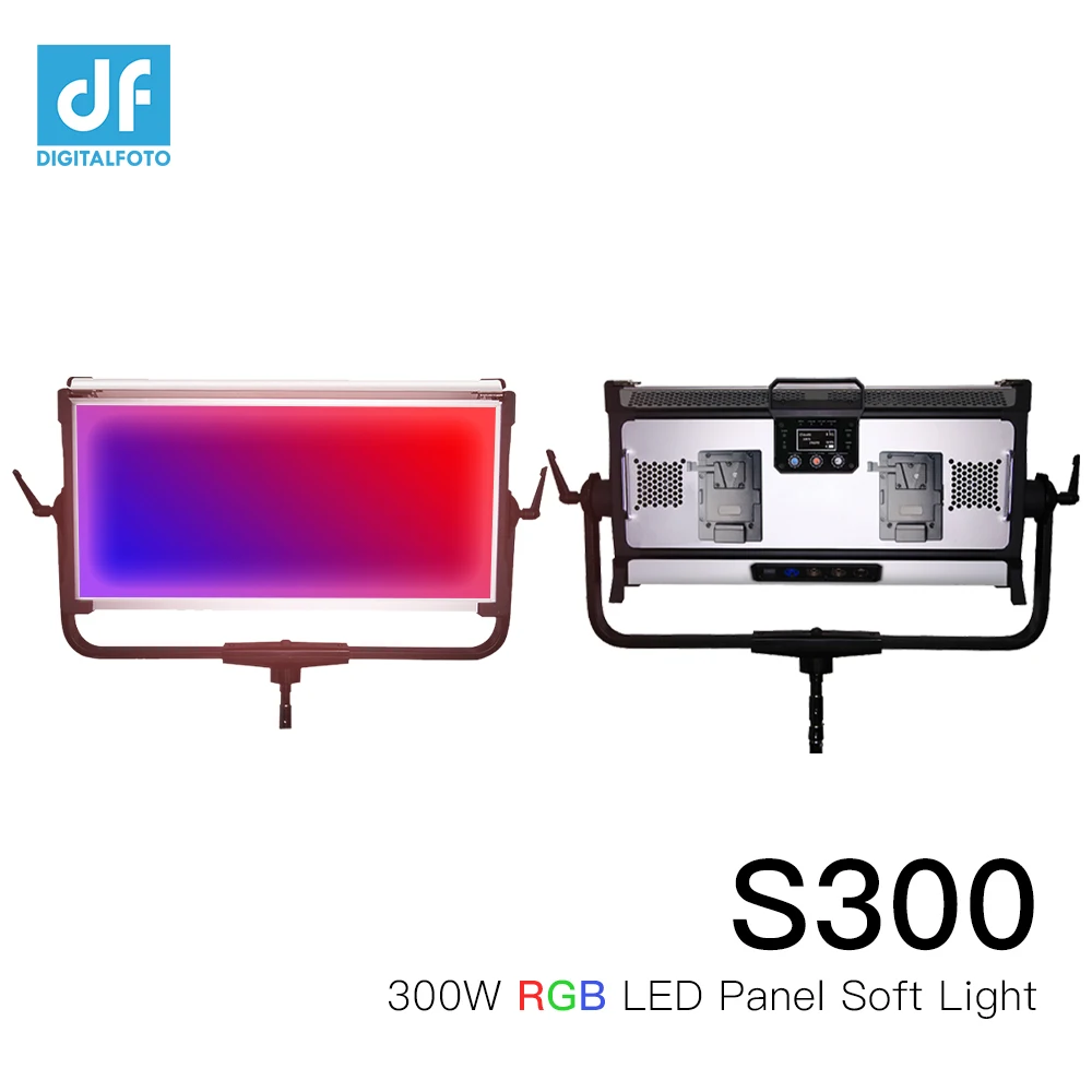 300 Вт полноцветный RGB светодиодный светильник, непрерывный видео мягкий светильник 2800-9990 k, управление через приложение, затемнение с 12 цветовым эффектом, PK ARRI S60 для St