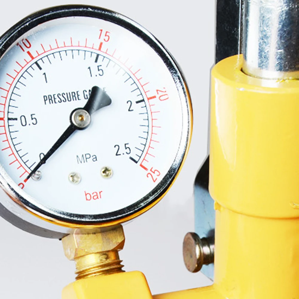 

Hot PPR Aluminum 2.5MPa Pressure Test Pump 25KG Water Pressure Tester Manual Hydraulic Test Pump Machine with G1/2" Hose