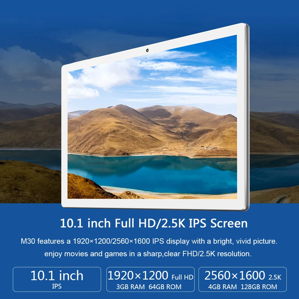 Teclast M30 планшет экран 10 1 дюймов Android 2560*1600 4G 4 Гб ОЗУ 128 ПЗУ|Планшеты| |