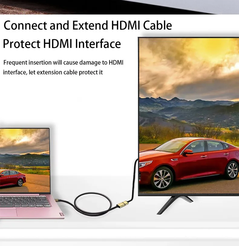 HDMI 2,1 кабели 8K 4K 60Hz MOSHOU адаптер «Папа-мама» динамический HDR ARC CEC высокой четкости видео удлинитель