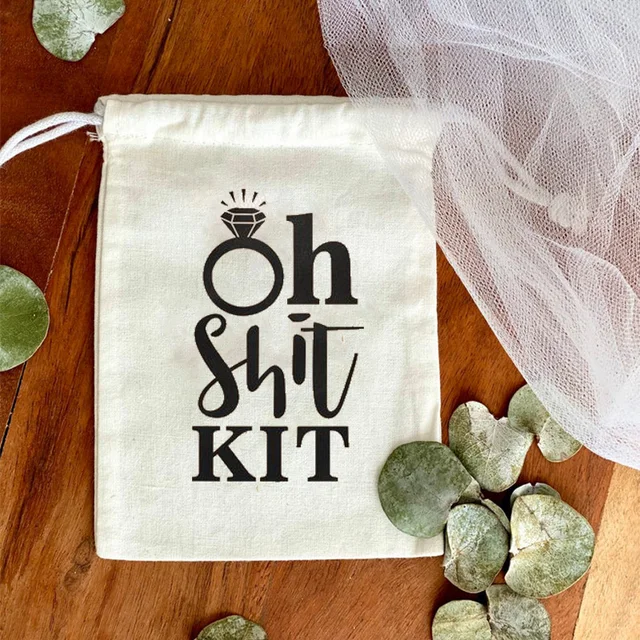 Wedding Day Emergency Kit Bride/bridesmaids Day of Wedding Oh Sht Kit 