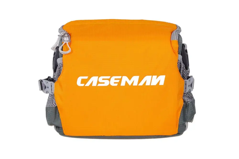 Caseman AWS10 AWS20 сумка для цифровой зеркальной фотокамеры DSLR чехол сумка на плечо поясная сумка с дождевиком для улицы водонепроницаемая - Цвет: AWS20-Orange