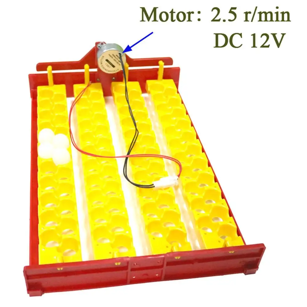 DC 12V 88 Brid яиц инкубатор поворотный голубь, Перепел яйца попугая инкубационный поднос 110 В/220 В/12 в мотор птицы инкубационное оборудование - Цвет: DC 12V