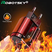 Огнеупорное быстрое зарядное устройство 3,0, универсальное зарядное устройство для Iphone 3 А, быстрое зарядное устройство для телефона, usb-зарядное устройство для телефона, штепсельный адаптер для ЕС и США