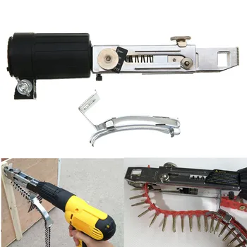 

New Automatic Screw Spike Chain Nail Tool Adapter For Electric Drill Woodworking Tool Power Drill Attachment with Screws
