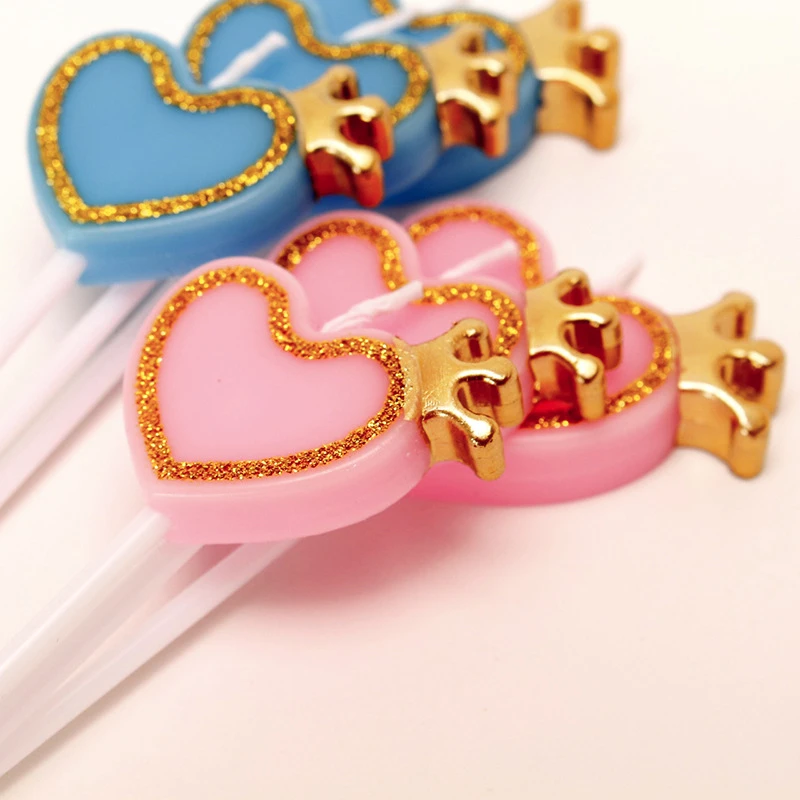 Phnom Penh Love candela per torta di compleanno con corona ...