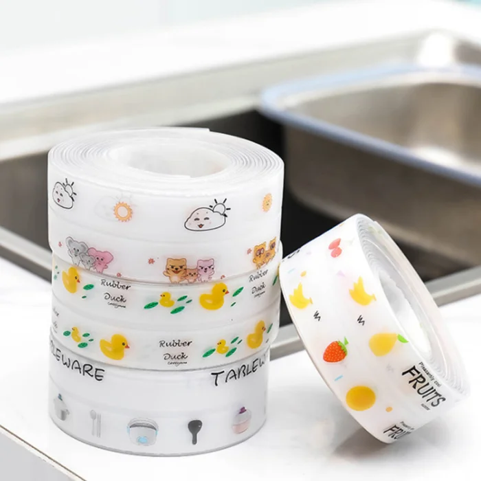 Multipurpose Tape Bathroom Kitchen Mildew-proof Waterproof Sink Acrylic Transparent Tape TB Sale