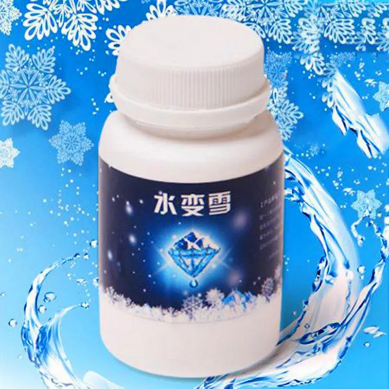 Fake Snow Artificial Fluffy Powder Instant Snow To Go Cloud Slime-Just Add Water Fake Snow Instant Snow Xmas Kid Gift Magic Tool