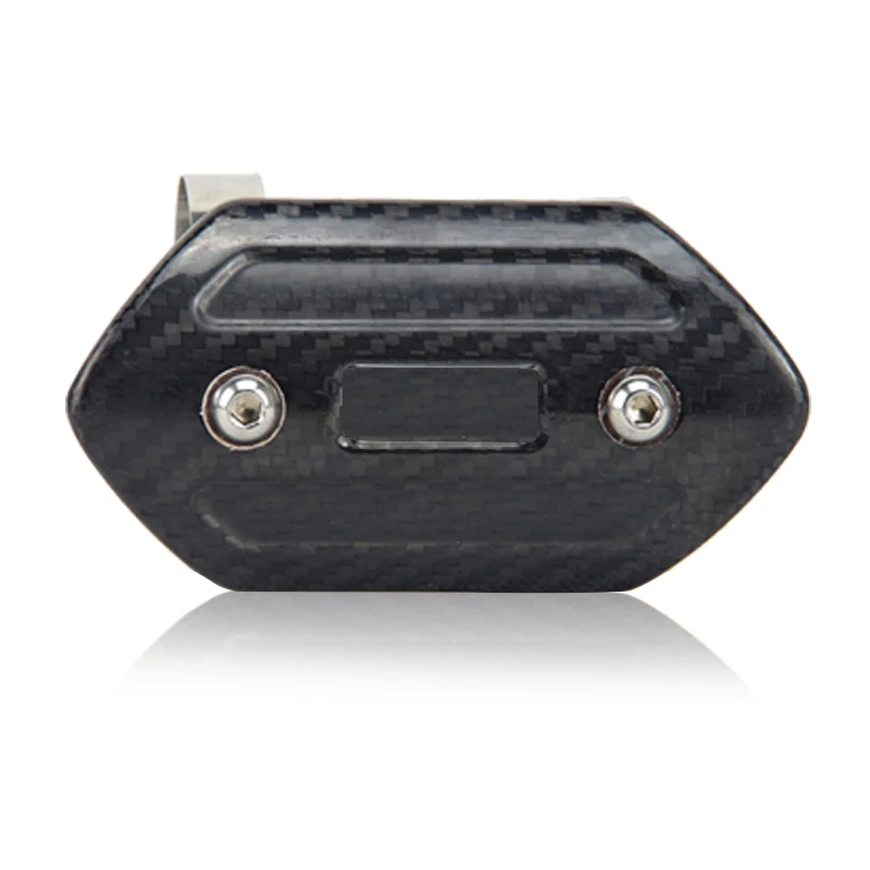 Выхлопной глушитель 40 63 мм протектор из углеродного волокна тепловая Защитная