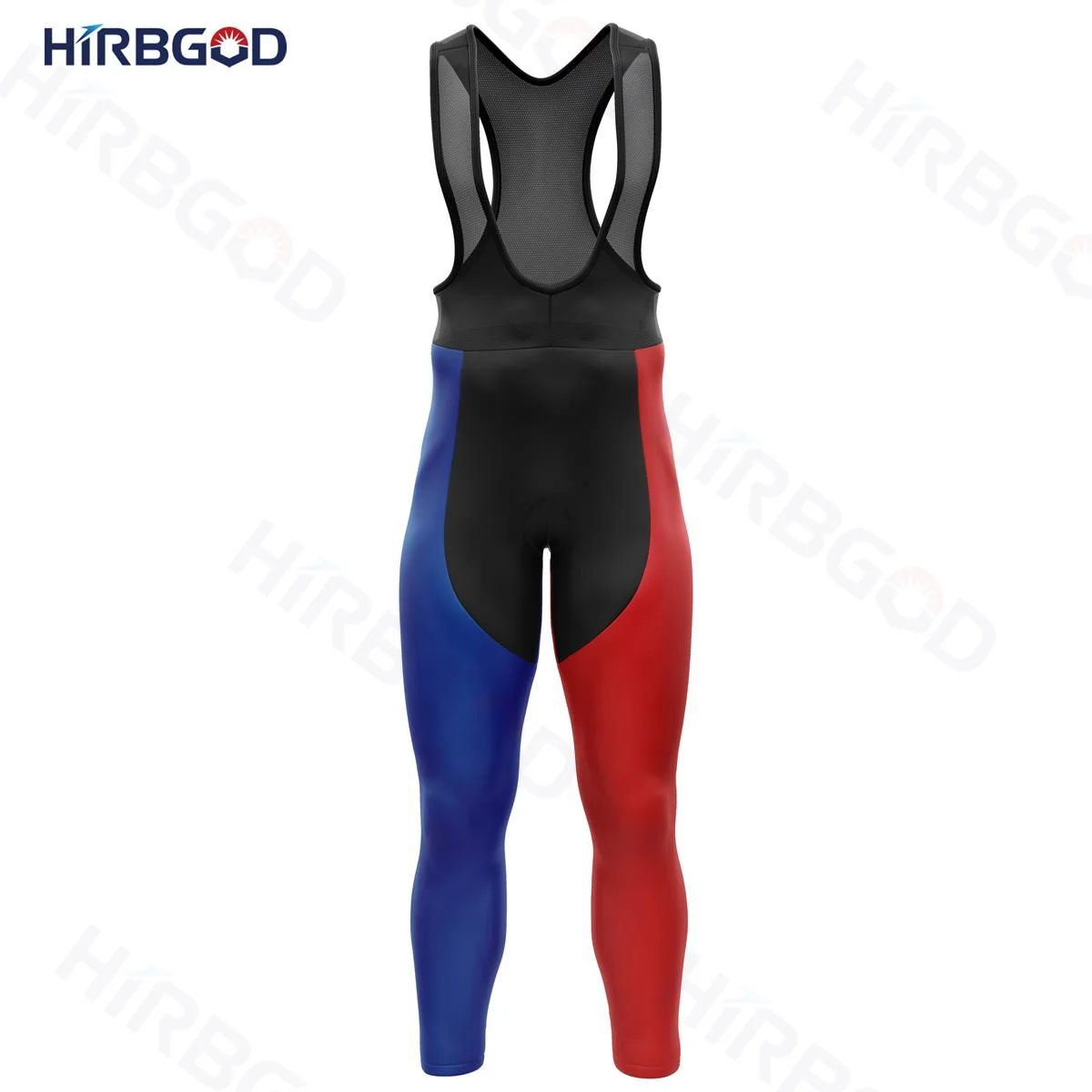 HIRBGOD South Korean Flag and National Emblem Black Men's Cycling Pants Personalized Customization Summer Bike Suit Tights