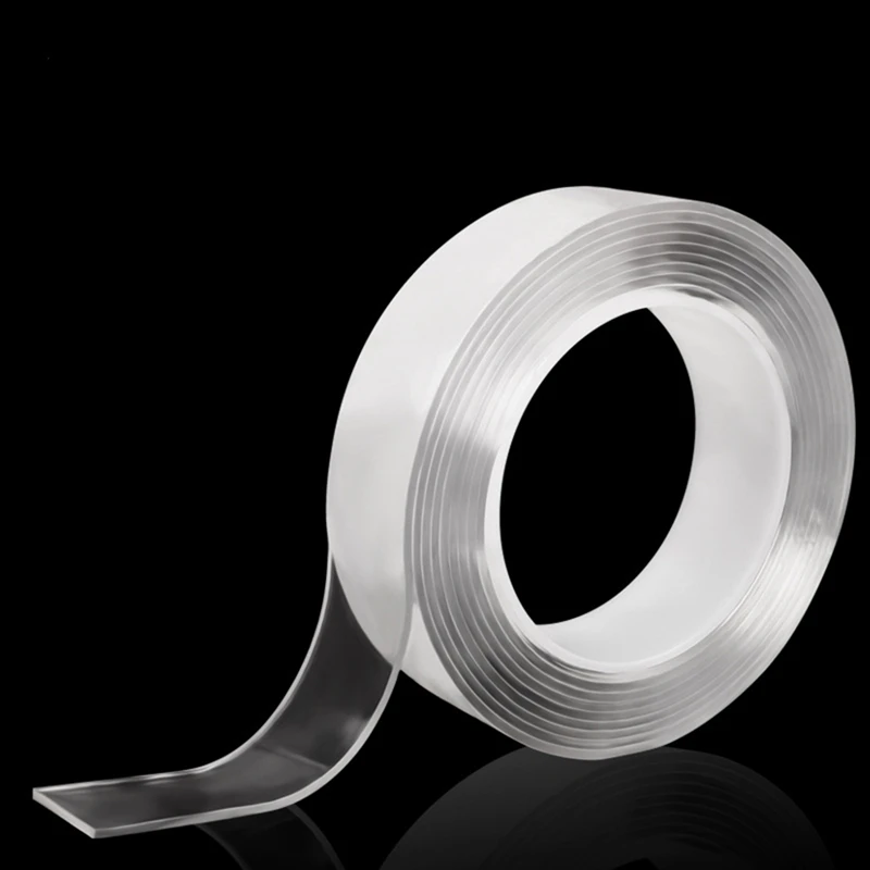 

Non-marking Nano Tape 10,000 Times Transparent Washing Magic Tape-thickness 2MM * Width 3CM * Length 3M
