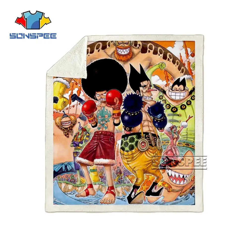 SONSPEE one piece Saab аниме Харадзюку для детей и взрослых 3D печатное одеяло теплое покрывало для дивана осеннее постельное белье для путешествий для отдыха K171