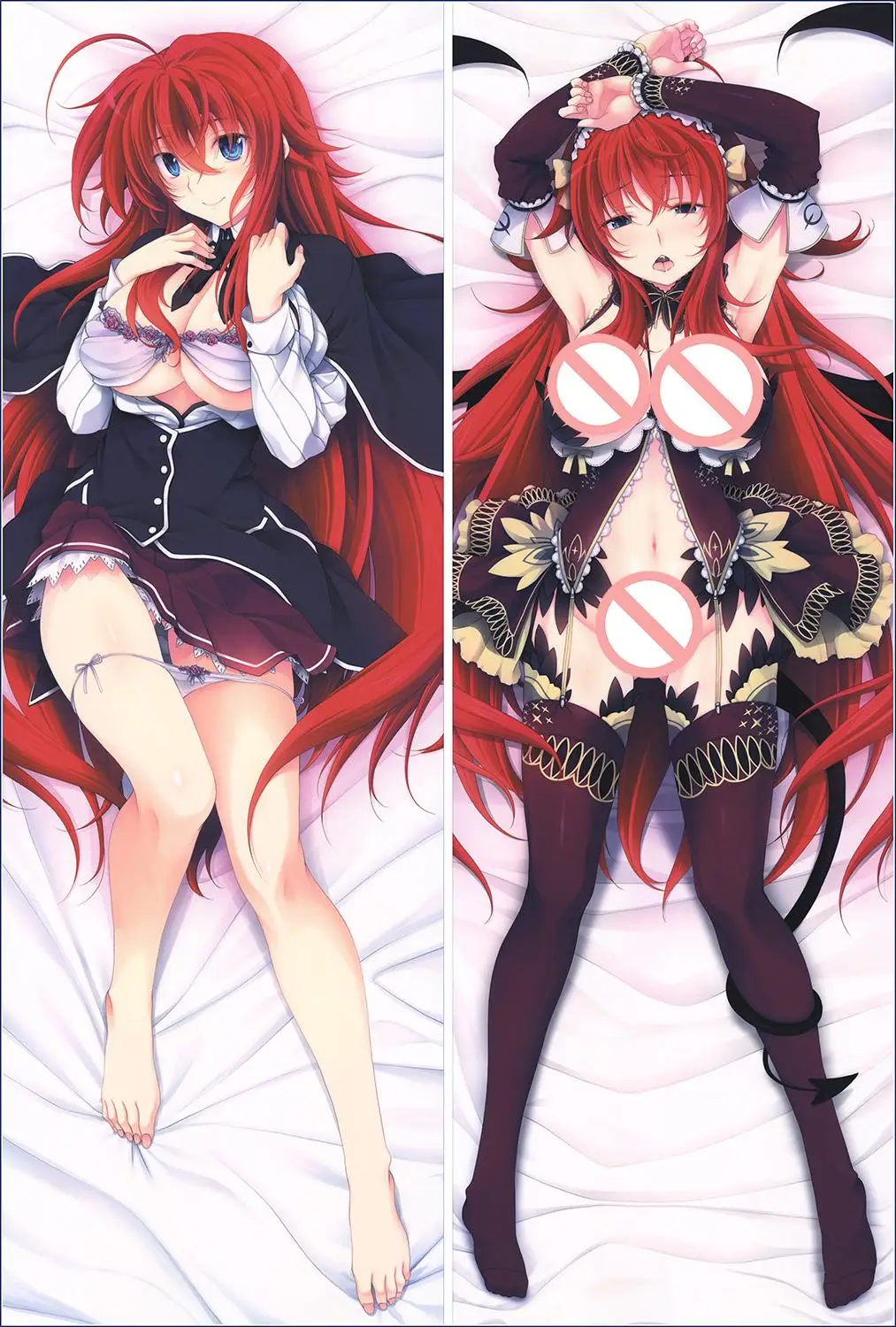 S16 Аниме старшеклассница DxD Dakimakura Чехол с персонажами Akeno Himejima чехол с подушкой из красных волос Rias Gremory Hugs чехол для подушки - Цвет: S16