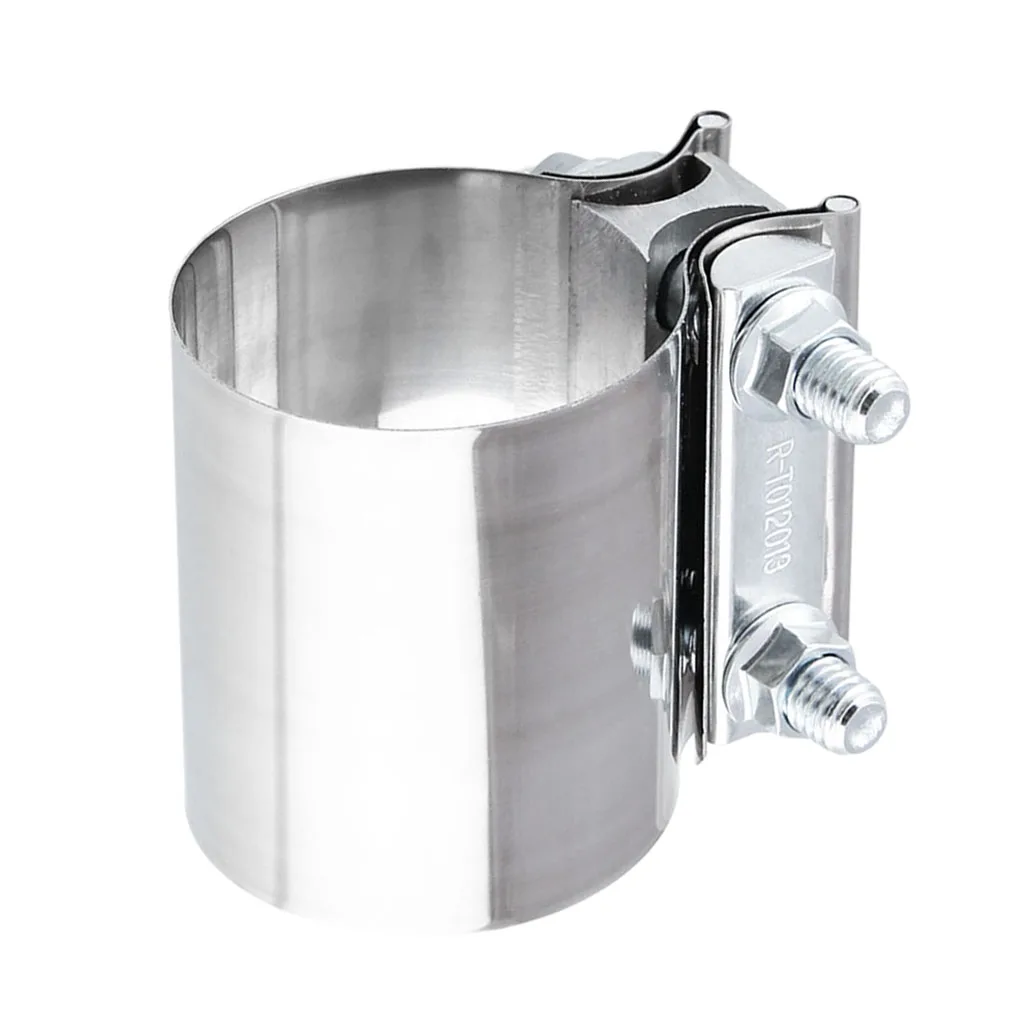 1pc 2.5inch Butt Joint Band Exhaust Clamp Sleeve Coupler Quick Release