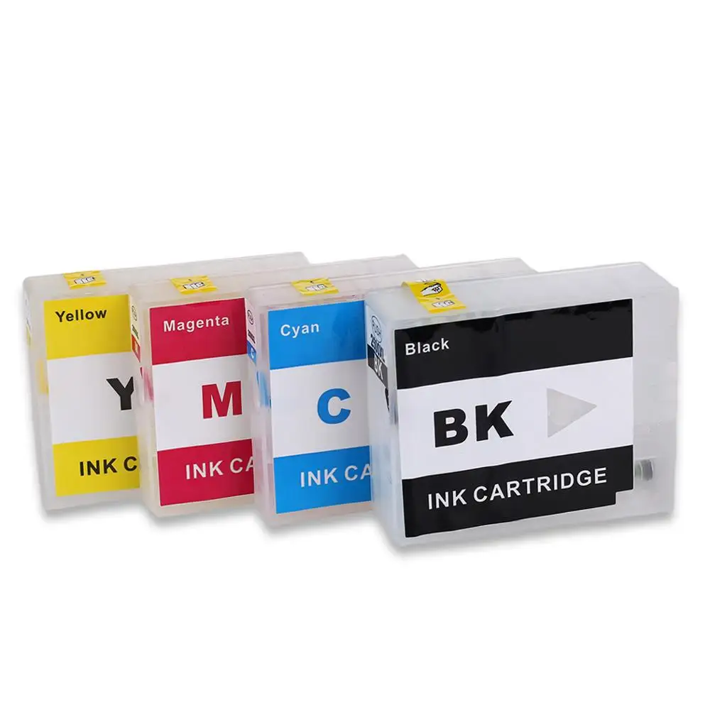 4PCS PGI 2100 PGI 2100XL Empty Refillable Ink Cartridge For Canon