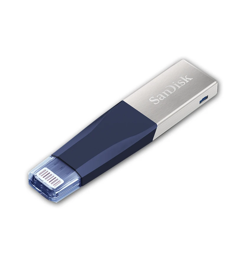 Флеш-накопитель sandisk USB iXPAND 3,0 OTG 32 Гб 64 ГБ, флеш-накопитель Lightning на металлическую ручку 128 ГБ, u-диск для iPhone, iPad, iPod, карта памяти