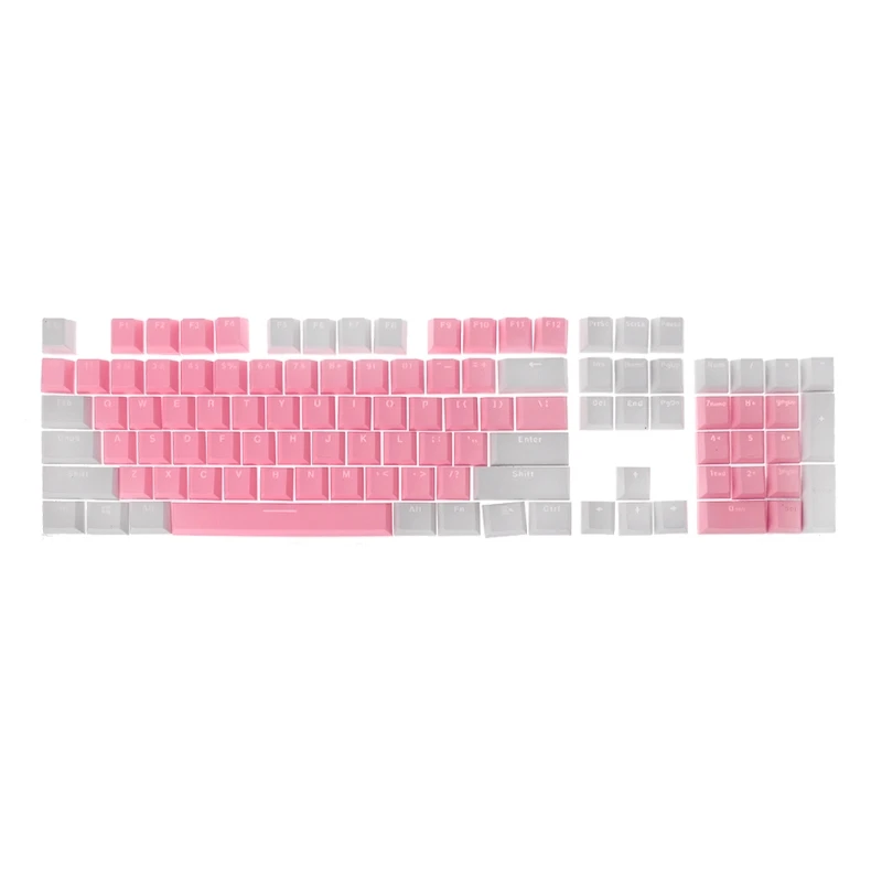 Translucent Double Shot PBT 104 KeyCaps Backlit For Cherry MX Keyboard Switch