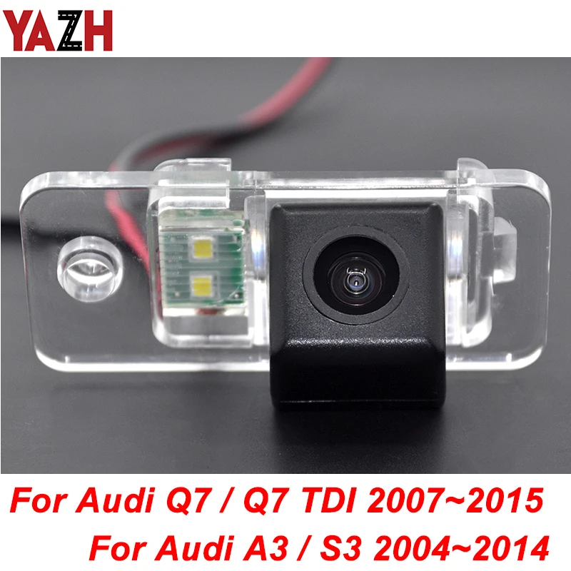 Беспроводная камера заднего вида YAZH для Audi Q7 Q 7 TDI 2007-2015 A3 S3 2004-2014 беспроводная HD CCD