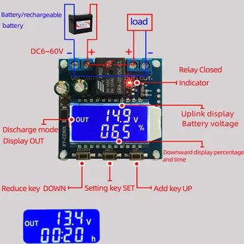 

LCD Battery Charging Control Module DC Voltage Under-voltage Protector