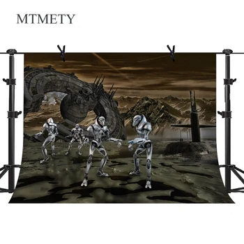 

MTMETY Planet Star Wars Backdrop Force Awakens Crafts Battle Custom Photo Studio Background for Photography Vinyl Props